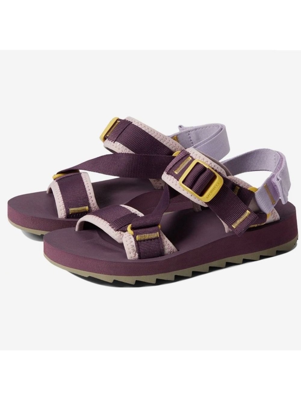 Merrell Alpine Strap Sandals Womens Size 7 Burgundy/Lavender